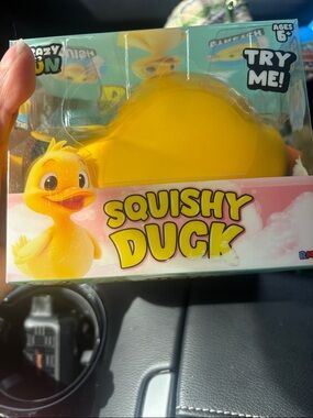 Squishy Duck Kids Toy - Yellow